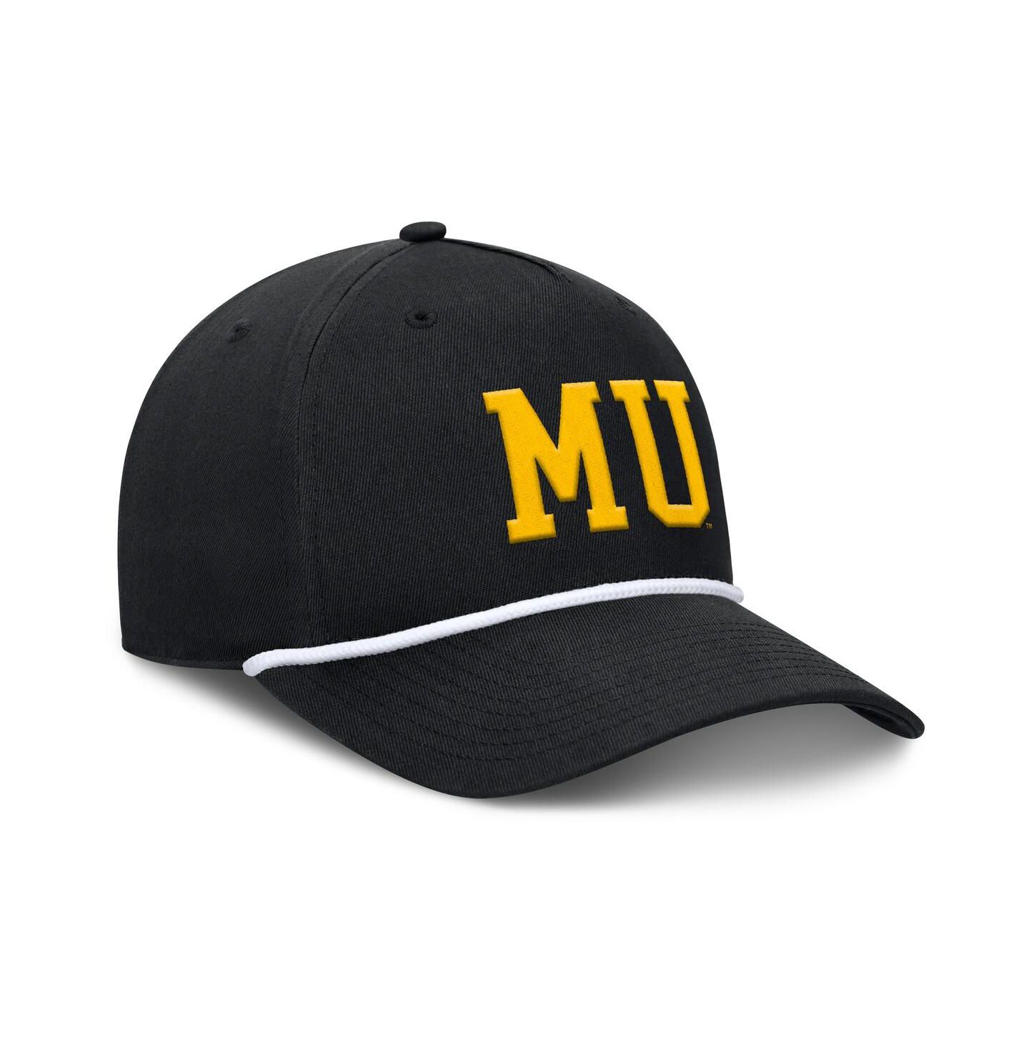 Мужская кепка Fanatics Black Missouri Tigers Foul Ball Rope Adjustable Hat — фото 3