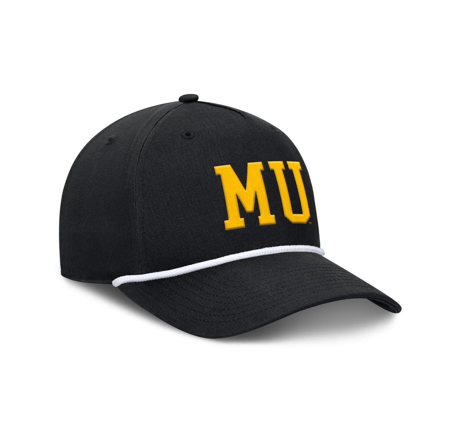 Men's Black Missouri Tigers Foul Ball Rope Adjustable Hat