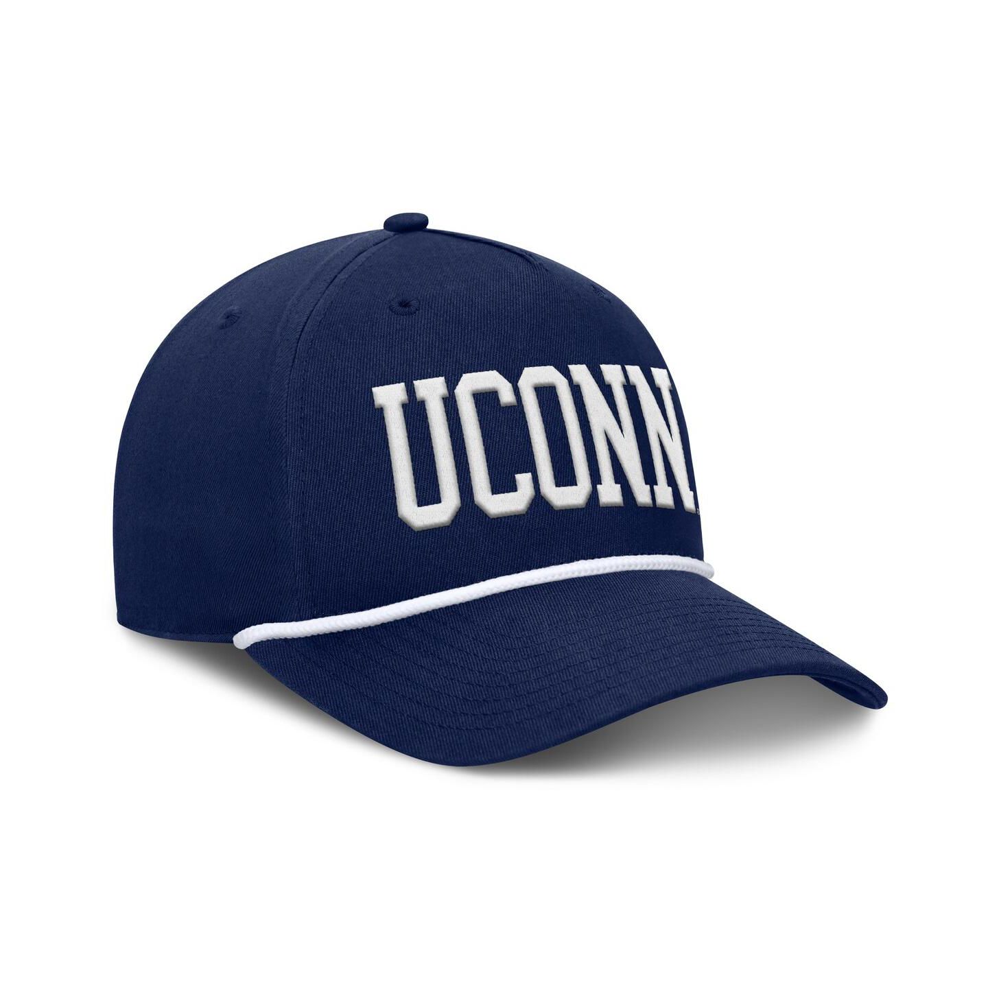 Мужская кепка Fanatics Navy UConn Huskies Foul Ball Rope Adjustable Hat — фото 3