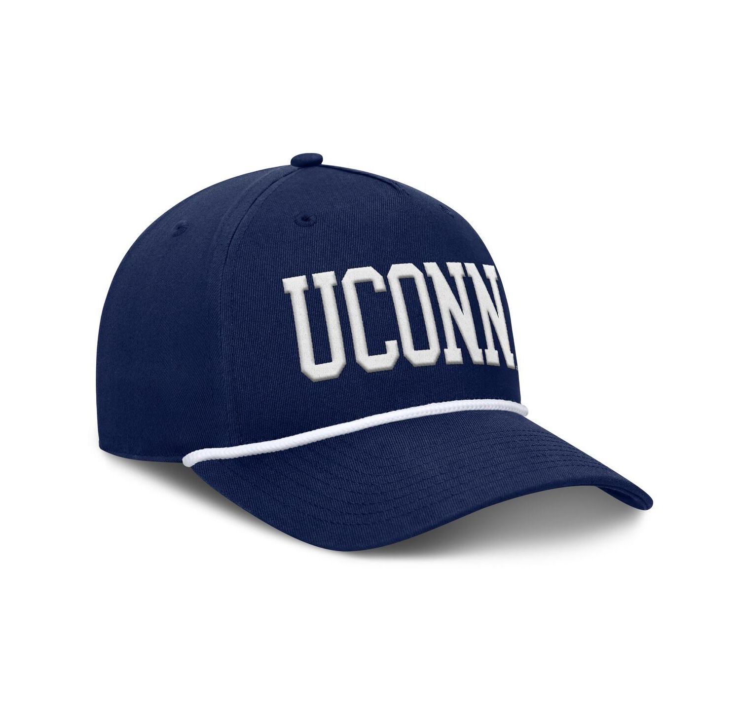 Men's Navy UConn Huskies Foul Ball Rope Adjustable Hat