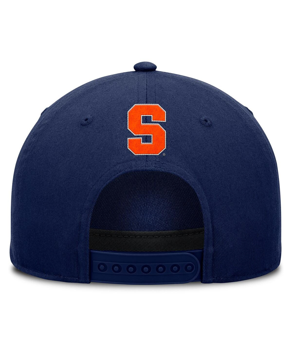 FANATICS MEN'S NAVY SYRACUSE ORANGE FOUL BALL ROPE ADJUSTABLE HAT 