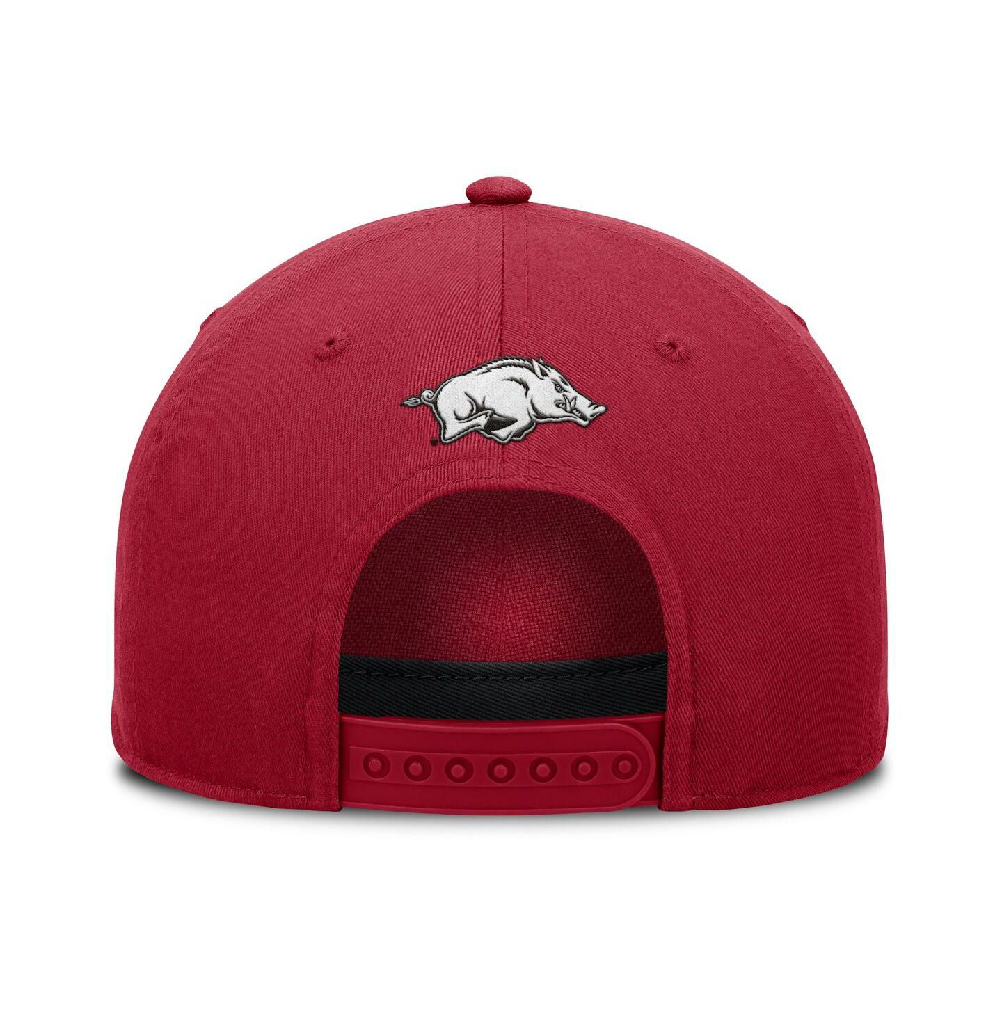 Мужская кепка Fanatics Cardinal Arkansas Razorbacks Foul Ball Rope Adjustable Hat — фото 3