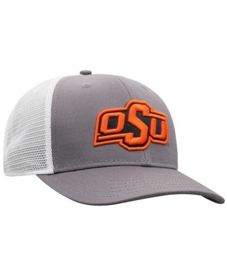 Men's Gray Oklahoma State Cowboys Trucker Adjustable Hat
