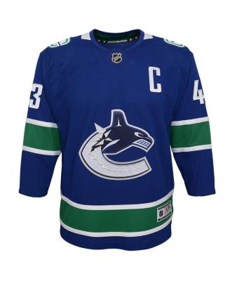 Big Boys and Girls Quinn Hughes Blue Vancouver Canucks Home Premier Player Jersey