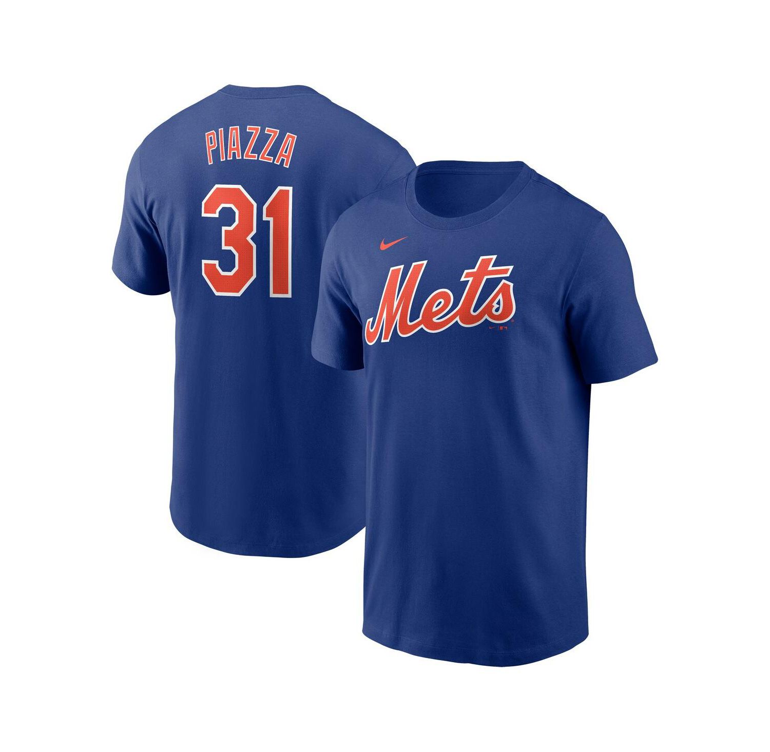 Men's Mike Piazza Royal New York Mets Fuse Name & Number T-Shirt