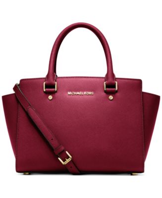 MICHAEL Michael Kors Selma Medium Satchel - Handbags & Accessories - Macy's