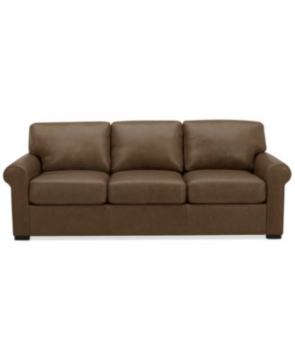Radley Roll Arm 86" Leather Sofa