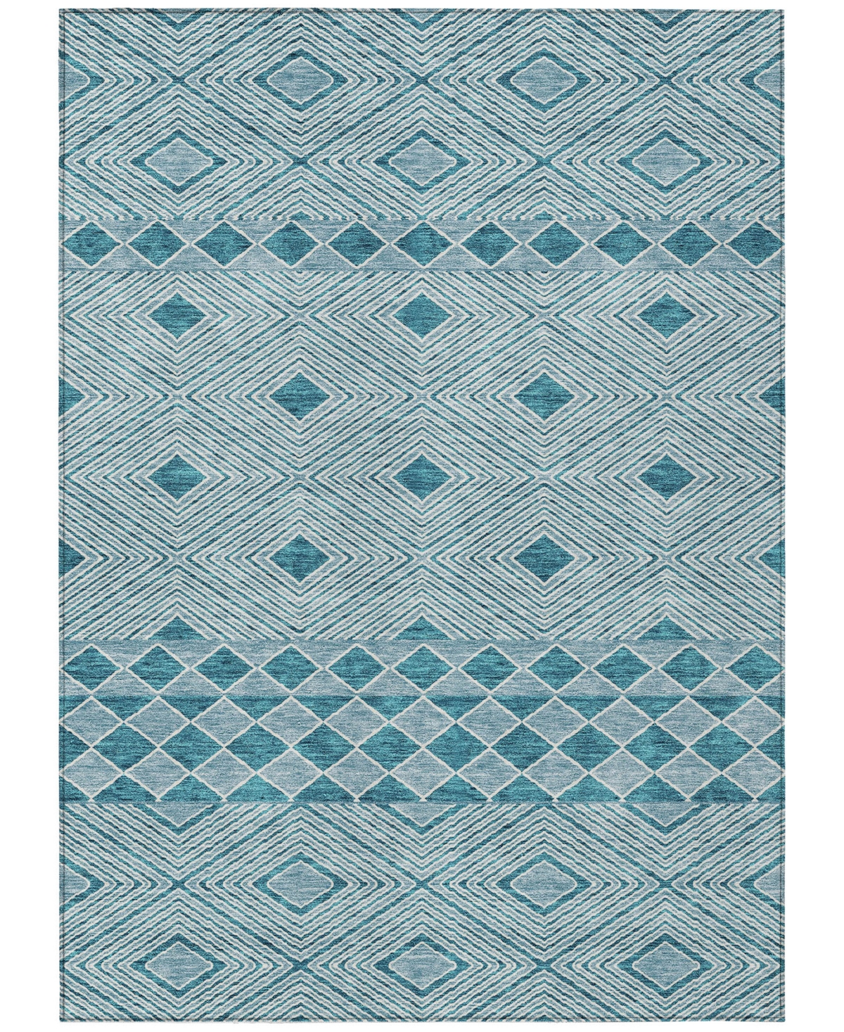 Addison Chantille Acn898 5'x7'6" Area Rug In Teal
