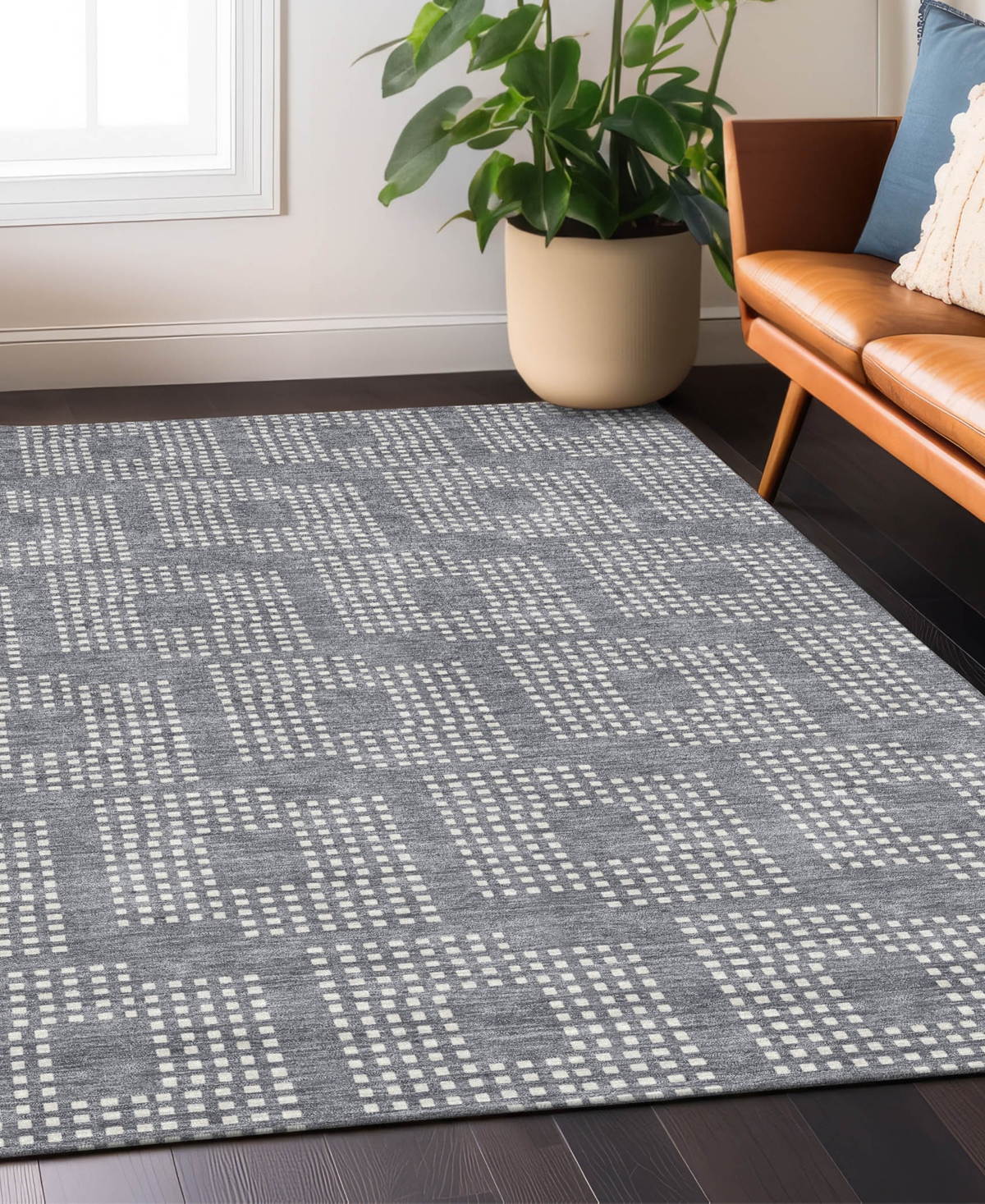 Addison Chantille Acn890 8'x10' Area Rug In Gray