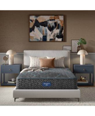 Beautyrest - Level Two 13.5" Extra Firm Tight Top Mattress Set - Queen