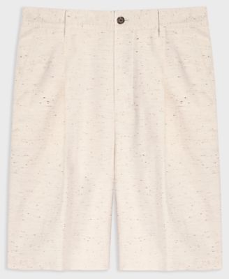Men's Oversized Speckled Textured Shorts, Exclusively at Macy's