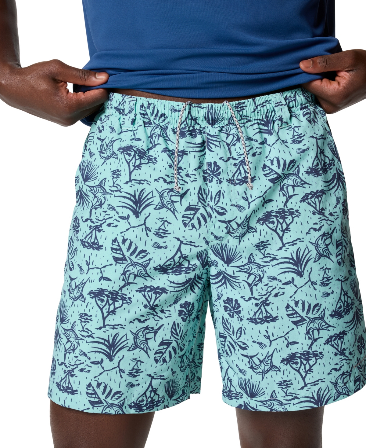 Columbia Men's Super Backcast Ii Water Short In Spray Marl