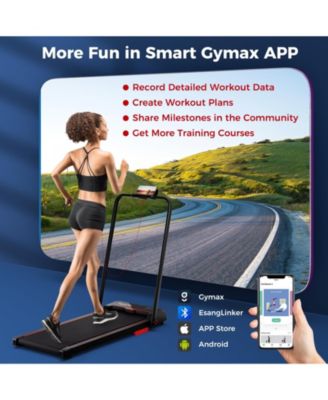 3 in 1 Folding Treadmill with Remote Control and LED Display