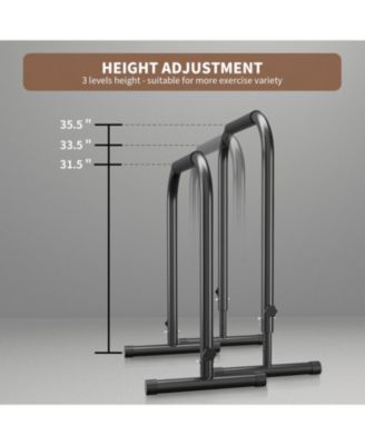 Adjustable Dip Stand Station for Home Workout