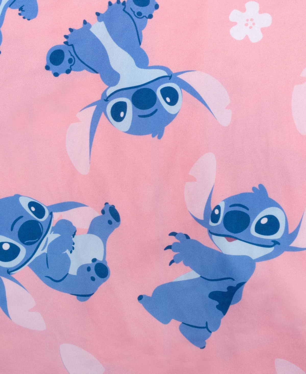 Lilo Stitch Little And Big Girls Short Sleeve Button Down Sleep Shirt And Open Leg Pant, 2-piece Pajama Set In Assorted
