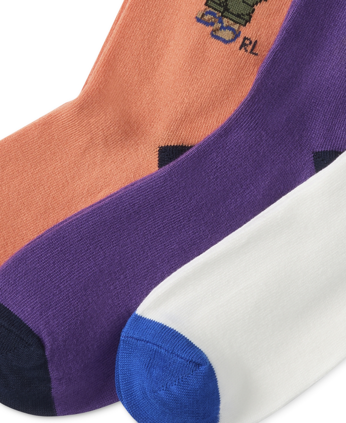 Polo Ralph Lauren Men's 3-pk. Assorted Bears Socks Gift Box In Multi