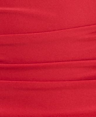 Juniors' One-Shoulder Rhinestone-Strap Dress