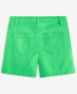 Little & Big Girls Twill Patch-Pocket Shorts, Exclusively at Macy's