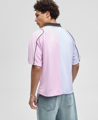 Men's Mode Relaxed-Fit Pieced Colorblocked Polo Shirt, Macy's Exclusive