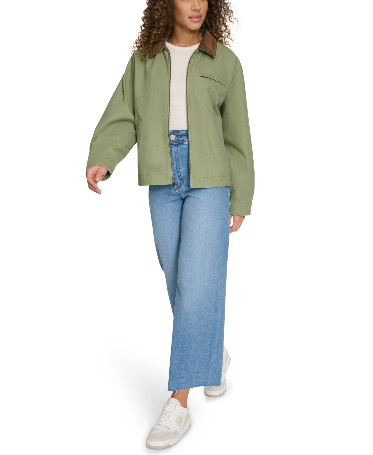 Levi's Women's Utility Collar Jacket In Sage