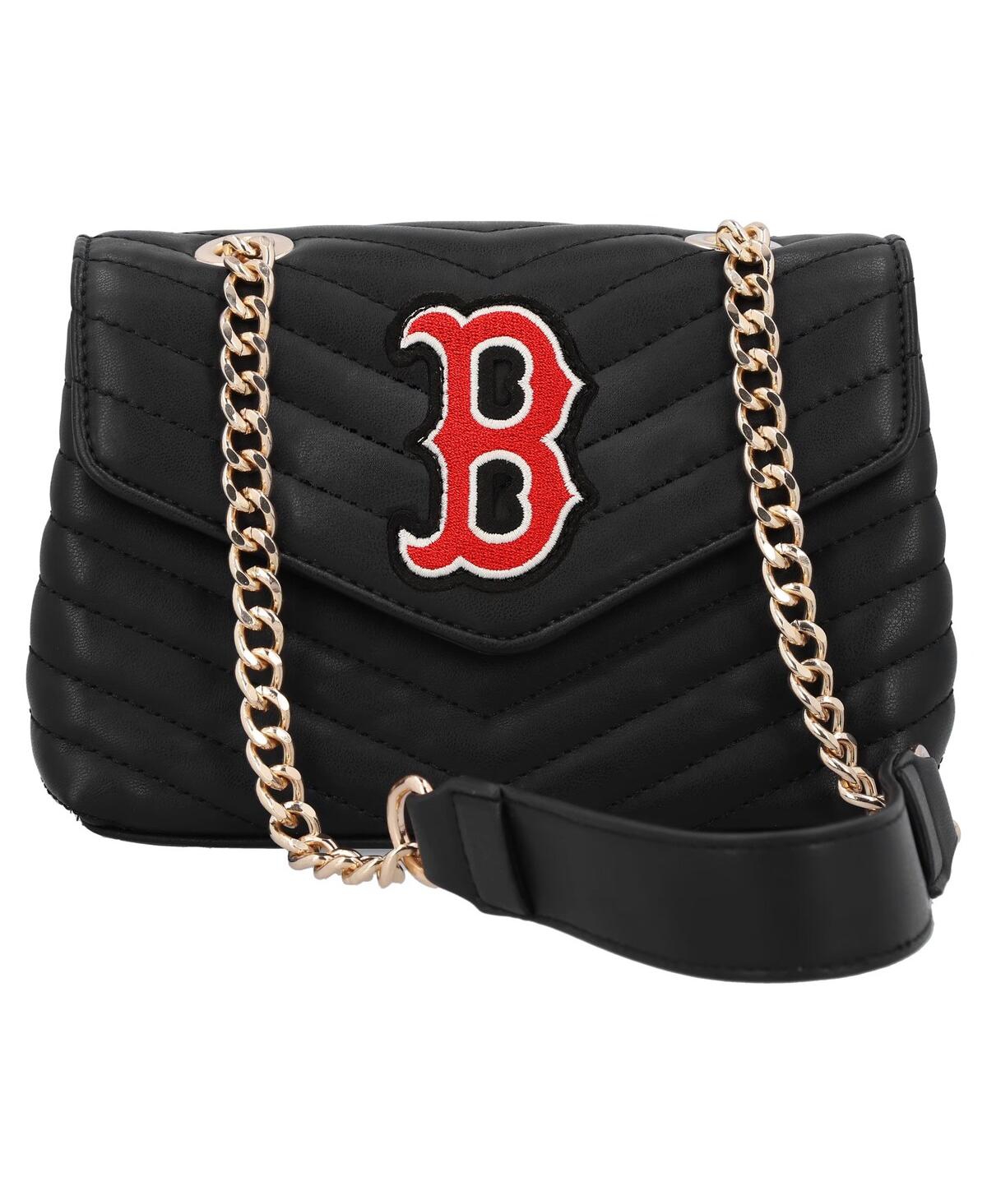 Boston Red Sox Quilted Crossbody Purse - Black
