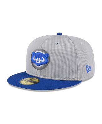 New Era - Men's Gray/Royal Chicago Cubs 2025 Batting Practice 59FIFTY Fitted Hat