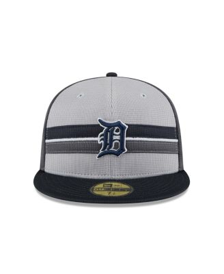 Men's Gray/Navy Detroit Tigers 2025 Batting Practice 59FIFTY Fitted Hat