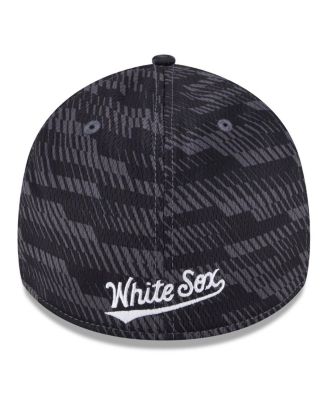 Men's Black Chicago White Sox 2025 MLB Clubhouse 39THIRTY Flex Hat