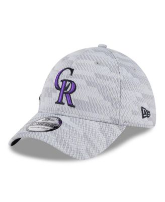 Men's Gray Colorado Rockies 2025 MLB Clubhouse 39THIRTY Flex Hat