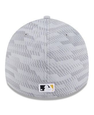 Men's Gray Pittsburgh Pirates 2025 MLB Clubhouse 39THIRTY Flex Hat