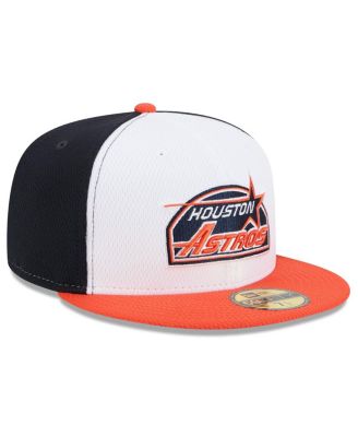 Men's Navy/Orange Houston Astros 2025 MLB Clubhouse 59FIFTY Fitted Hat