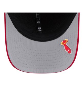 Men's Red Los Angeles Angels 2025 MLB Clubhouse 9FORTY Adjustable Hat