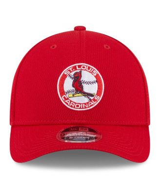 Men's Red St. Louis Cardinals 2025 MLB Clubhouse 9FORTY M-Crown Adjustable Hat