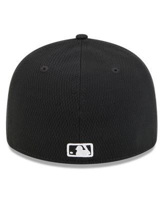 Men's Black Houston Astros 2025 MLB Clubhouse Low Profile 59FIFTY Fitted Hat