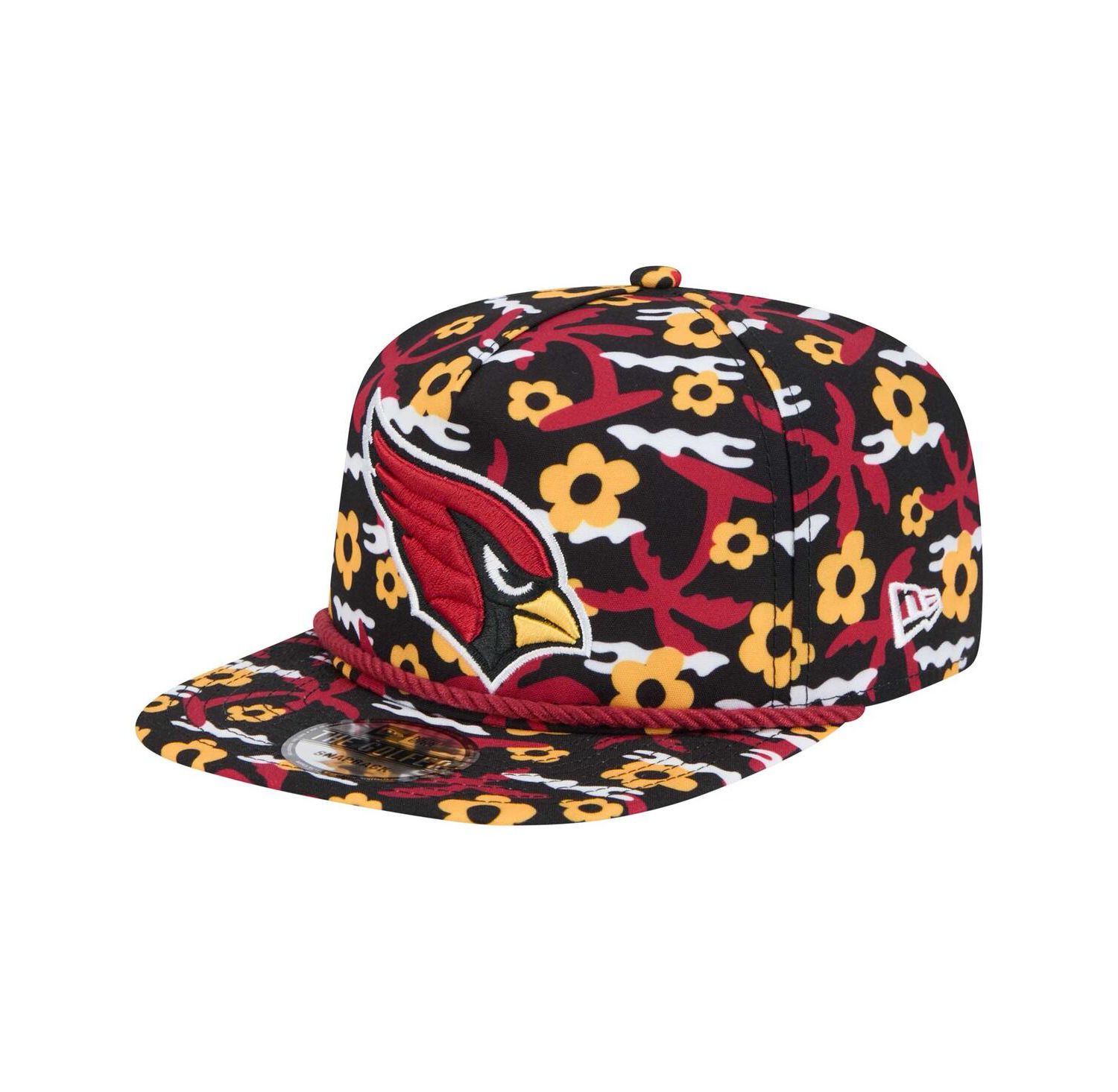 Men's Black Arizona Cardinals Wakey Wakey Golfer Snapback Hat