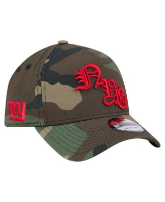 Men's Camo New York Giants Mystic Camo A-Frame 9FORTY Adjustable Hat