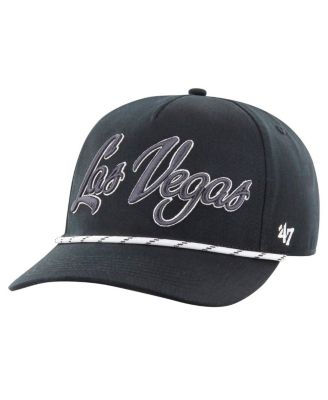 Men's Black Las Vegas Raiders Overhand Speckle Hitch Adjustable Hat