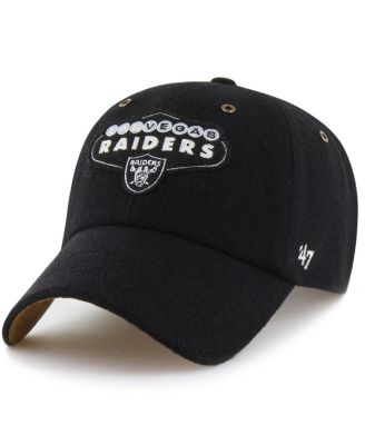 Stoney Clover Lane - Men's and Women's Black Las Vegas Raiders Field Goal Clean Up Adjustable Hat