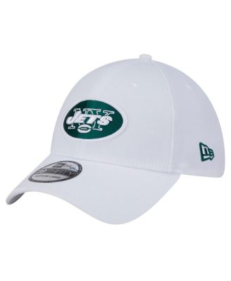 New Era - Men's White New York Jets Throwback 39THIRTY Flex Hat