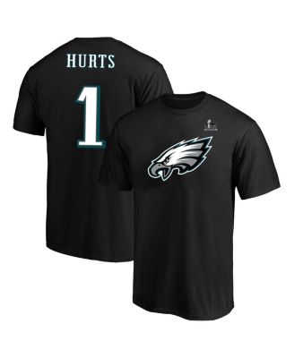 Fanatics - Men's Jalen Hurts Black Philadelphia Eagles Super Bowl LIX Big Tall Player Name Number T-Shirt