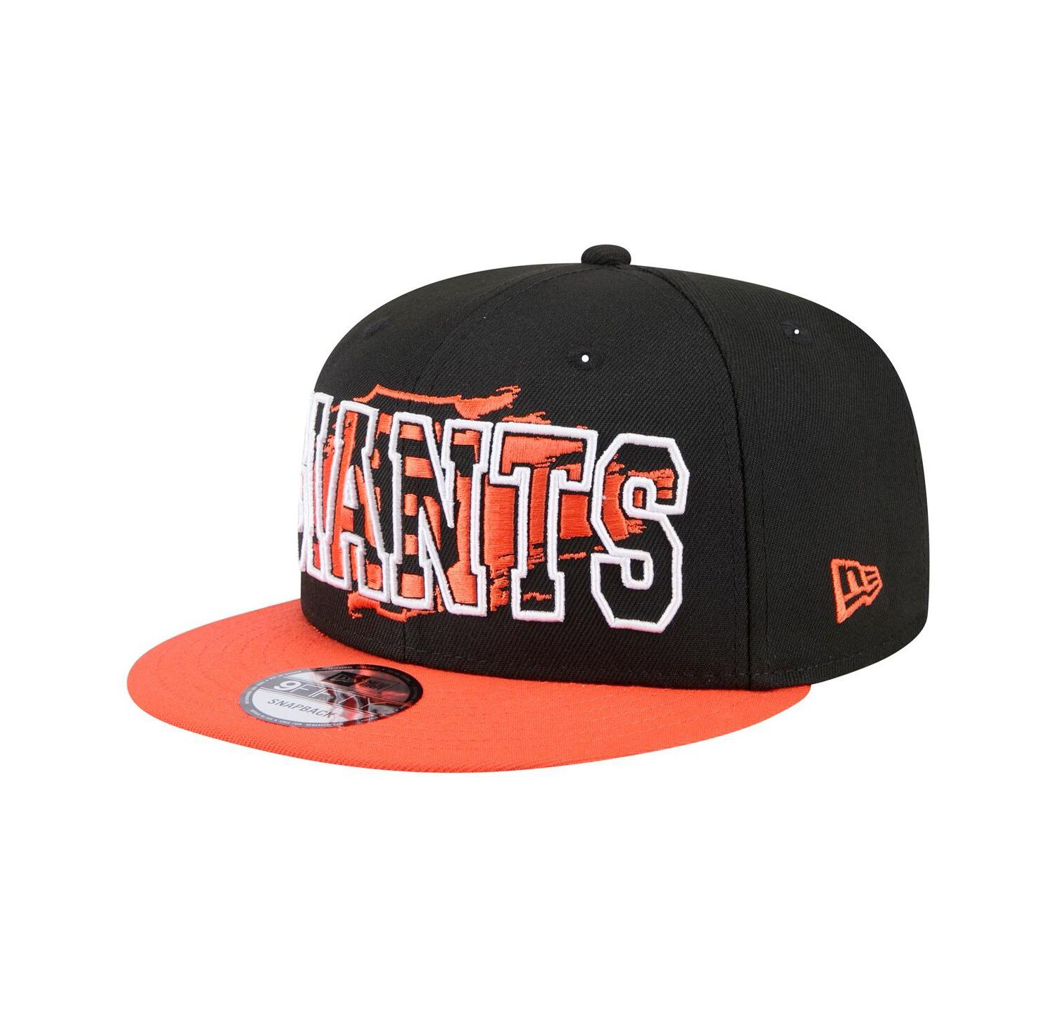 Men's Black San Francisco Giants Splatter 9FIFTY Snapback Hat