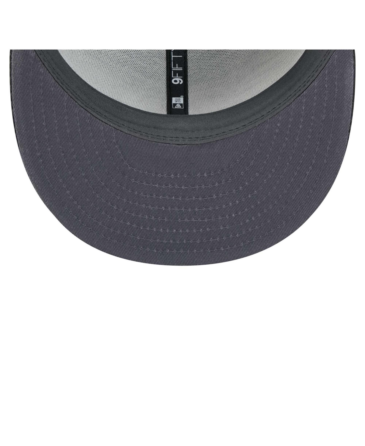 NEW ERA MEN'S BLACK BROOKLYN NETS MIDNIGHT INK POP OUTLINE 9FIFTY SNAPBACK HAT 