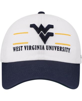 Men's White West Virginia Mountaineers Gridiron Clean Up Adjustable Hat