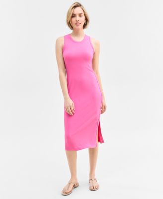 On 34th - Women's Ribbed Knit Midi Dress