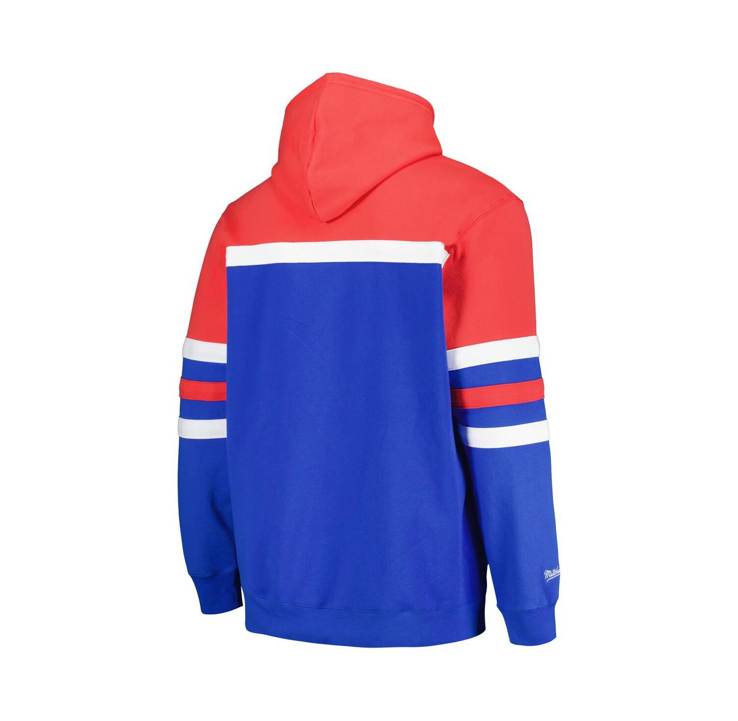 Men's Royal/Red LA Clippers Head Coach Pullover Hoodie