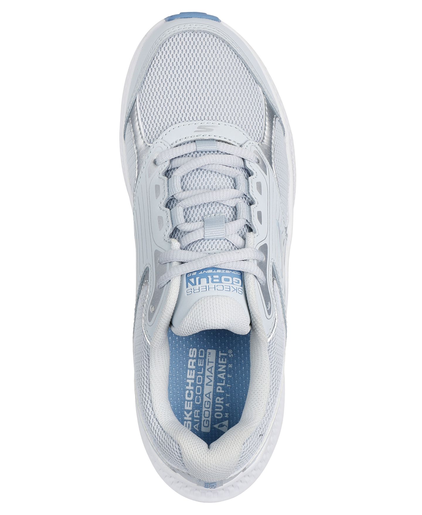 Женские кроссовки Skechers GO RUN Consistent 2.0 - Advantage Running, цвет: Светлый синий — фото 5