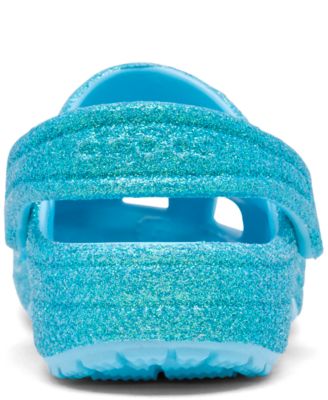 Toddler Girls Classic Glitter Clogs from Finish Line