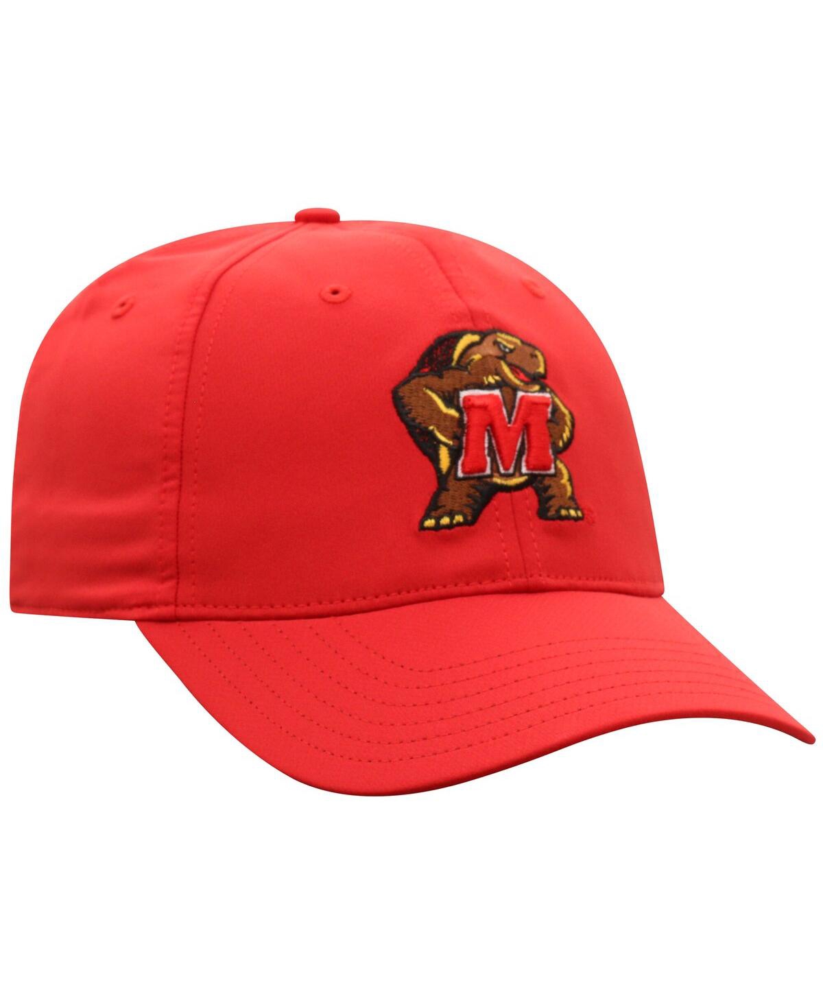 Top Of The World Men's Red Maryland Terrapins Victory Trainer Adjustable Hat In Red