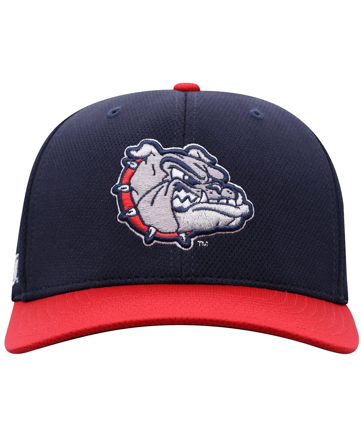 Top Of The World Men's True Navy Gonzaga Bulldogs Reflex Fitted Hat In True Navy