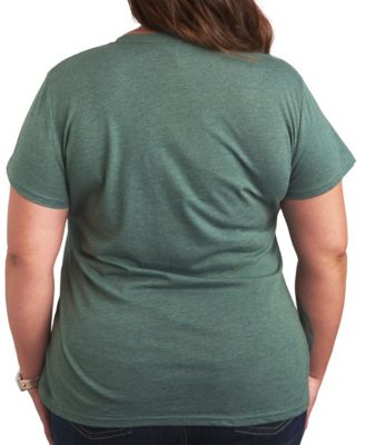 Trendy Plus Size Peanuts Happy Easter Egg Graphic Crew Neck T-Shirt